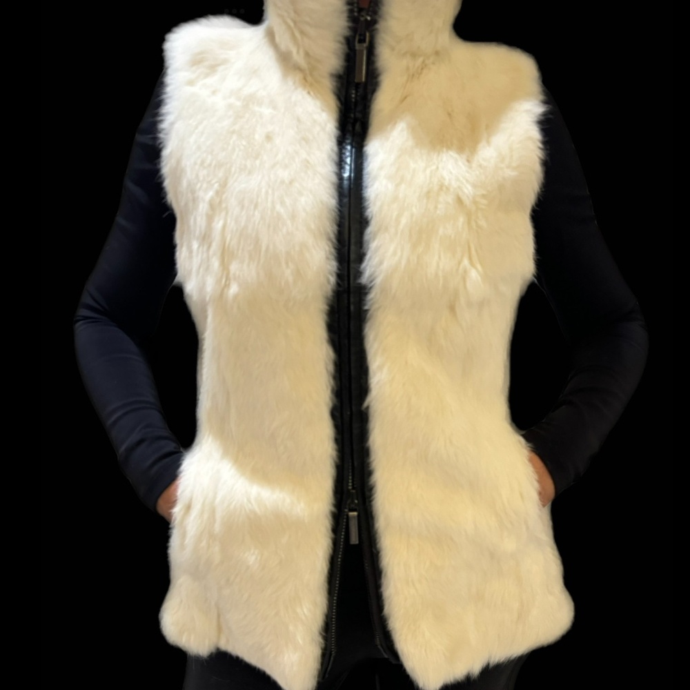 100% Rabbit Fur vest
